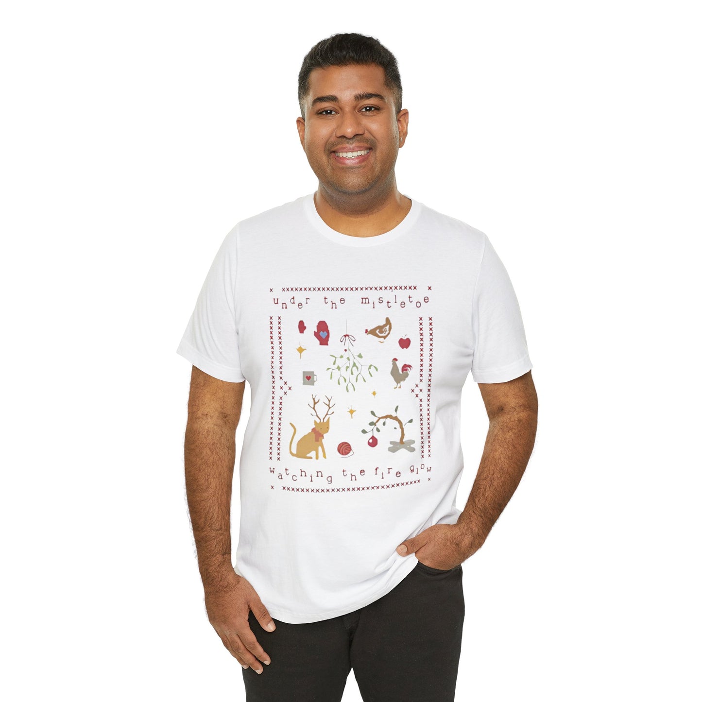 Under the Mistletoe - Unisex Jersey Short Sleeve Tee