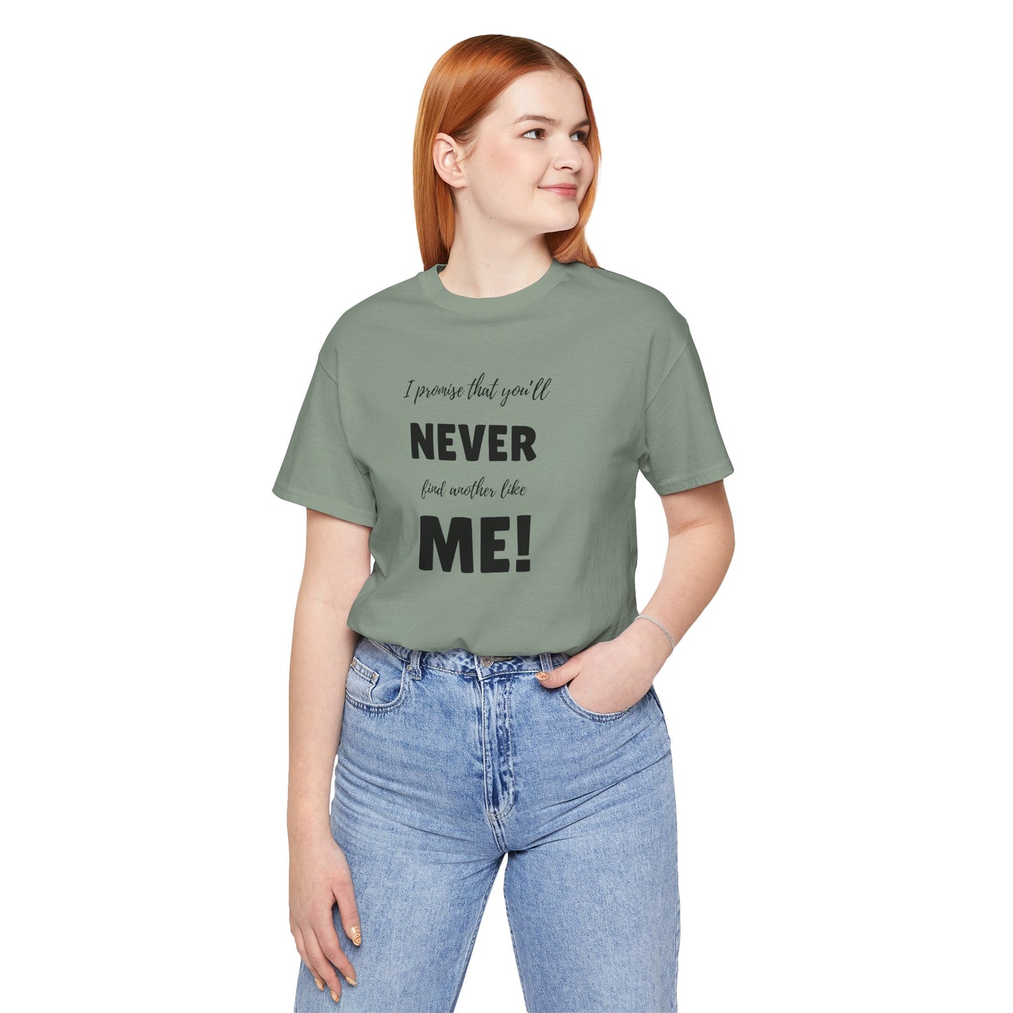 ME! butterfly wings front and back - Unisex Jersey Short Sleeve Tee