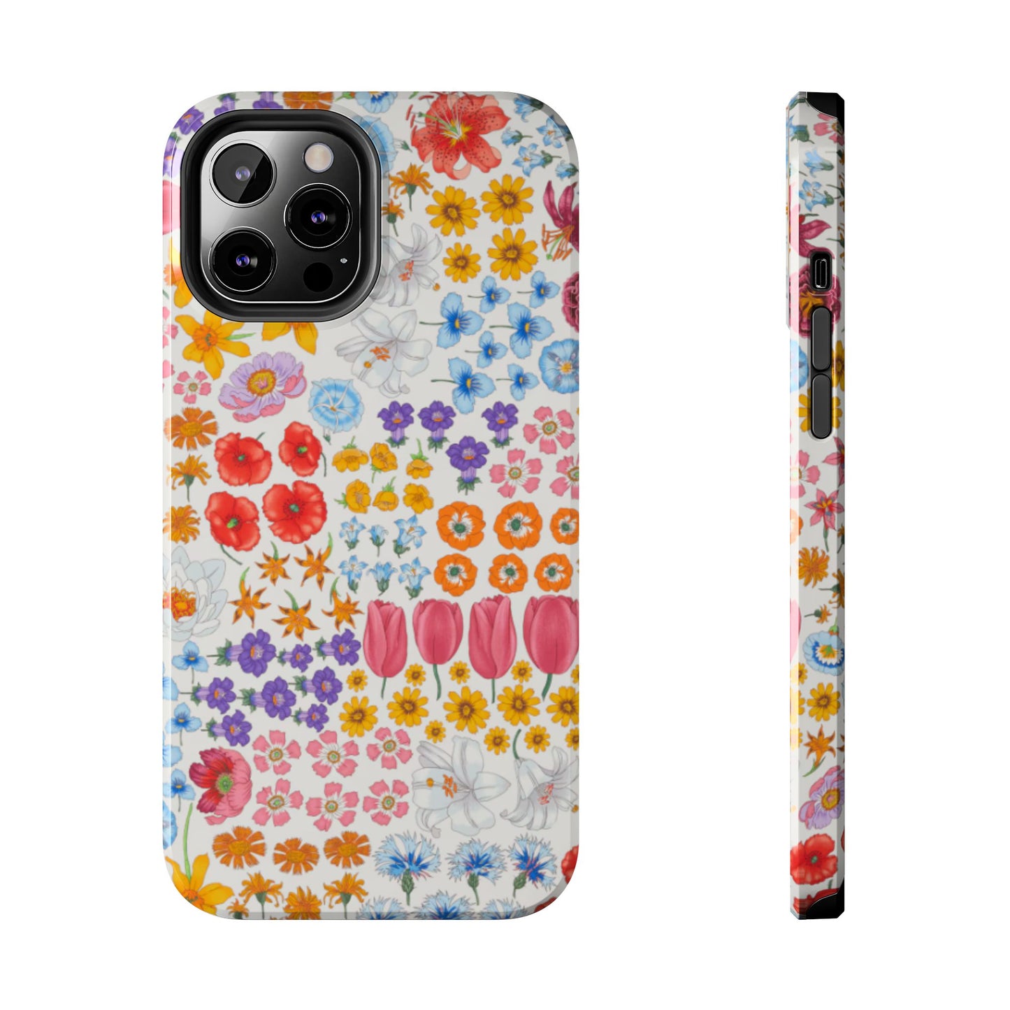 Vibrant Floral Tough Phone Case "Flora"- Durable Protection for Your Device
