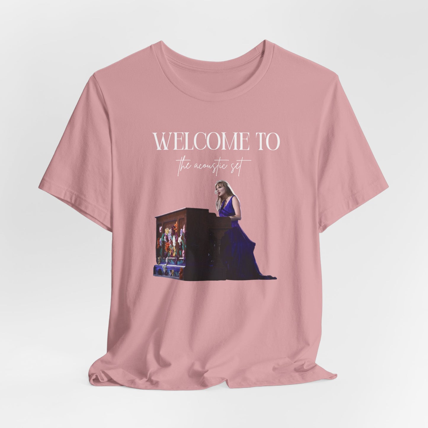 welcome to the acoustic set Unisex Jersey Short Sleeve Tee