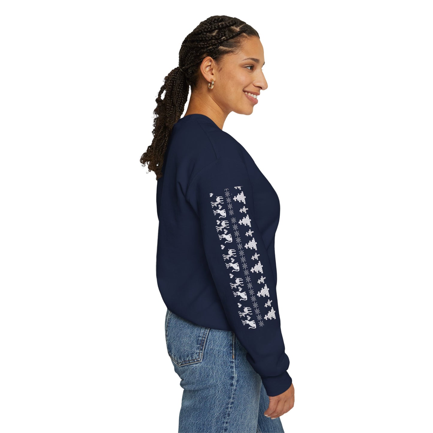 Old Timey Christmas Trees - Unisex Heavy Blend™ Crewneck Sweatshirt