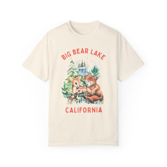 Big Bear Lake Unisex Garment-Dyed T-shirt