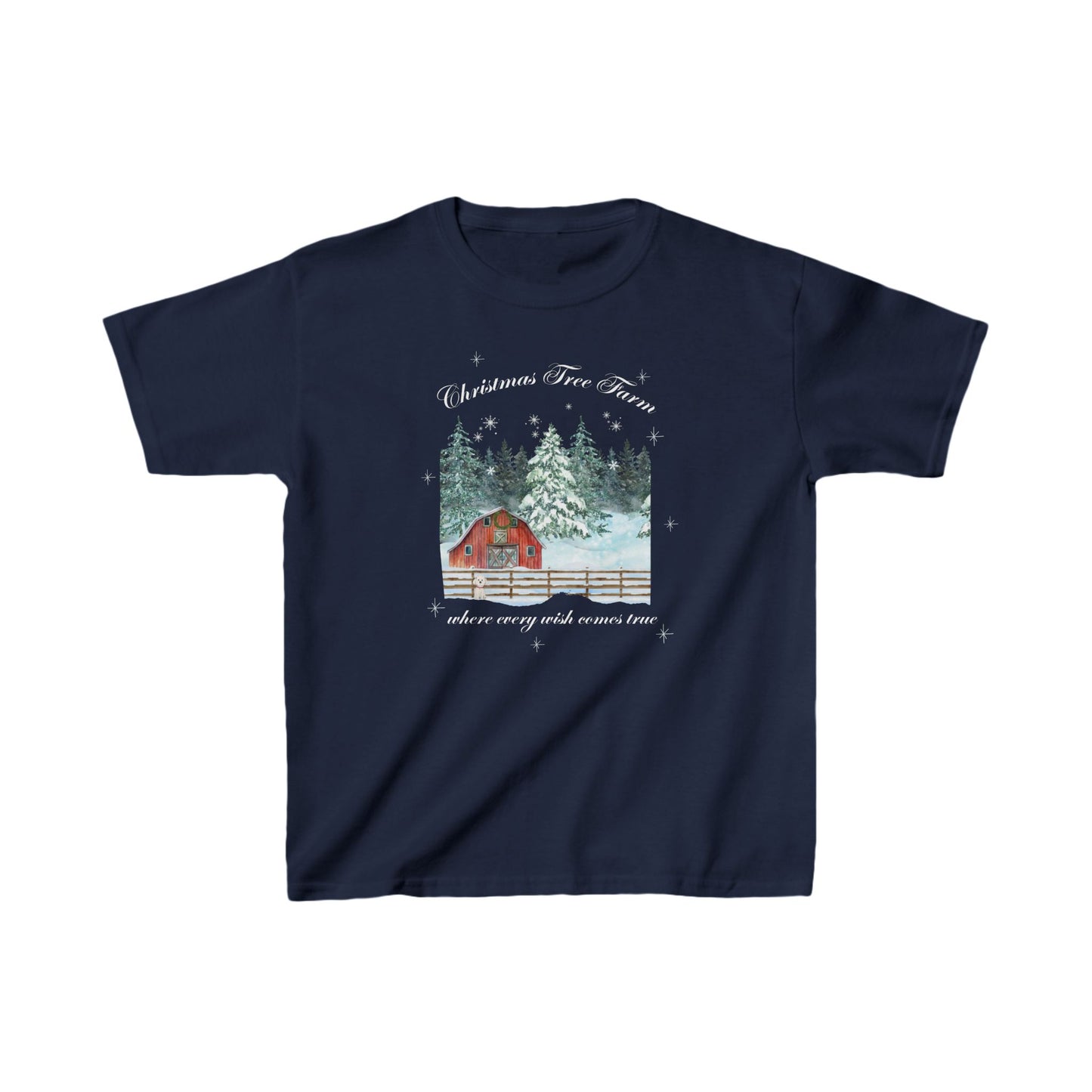 Tree Farm Wishes - Kids Heavy Cotton™ Tee