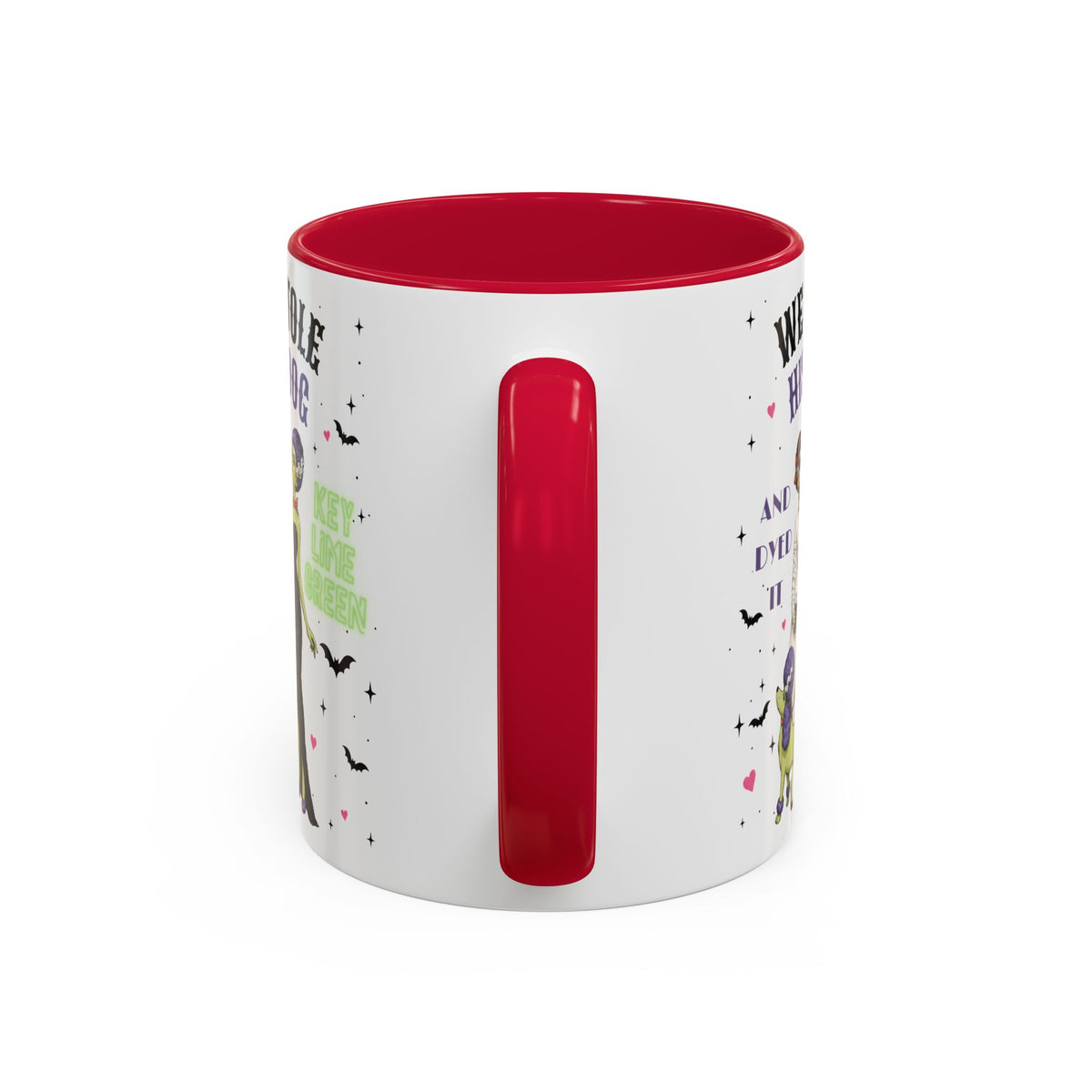 Monster Brides Dog Walk Mug — 11 oz Coffee Cup Lesbian Couple