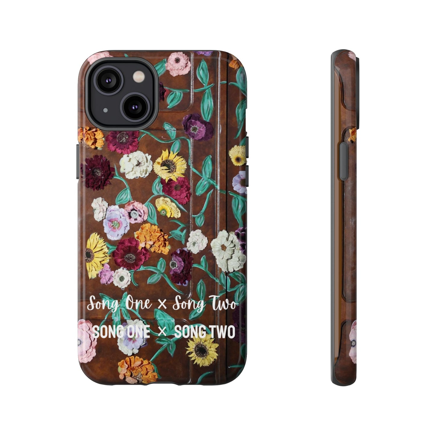 CUSTOMIZABLE with Surprise Song Titles - Surprise Song Floral Piano - Tough Cases