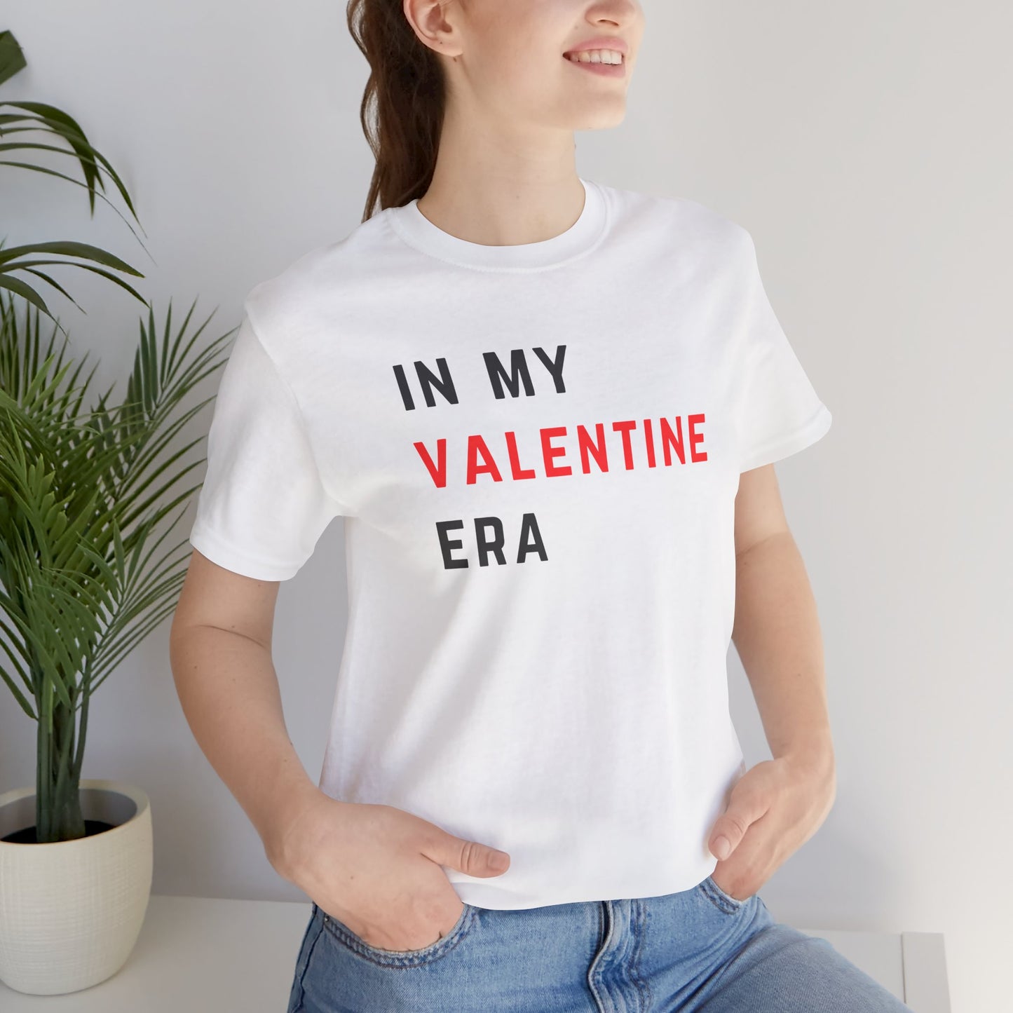 In my Valentine Era - Unisex Jersey Short Sleeve Tee