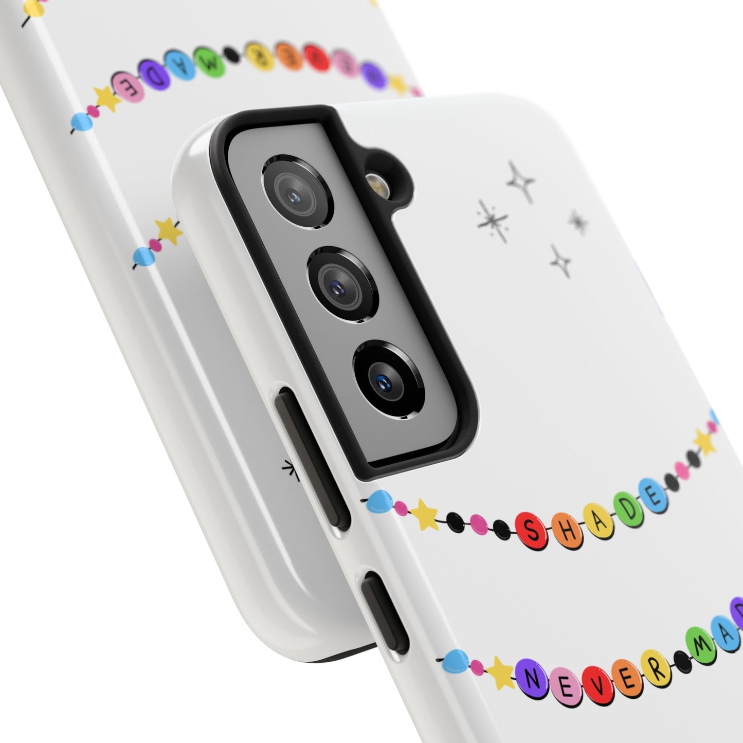 Shade Never Made Anybody Less Gay - Friendship Bracelet Pride - Colorful Statement Phone Cases for Trendsetters, Cute Phone Accessories, Gift for Friends, Rainbow Aesthetic, Vibrant Protective Cases