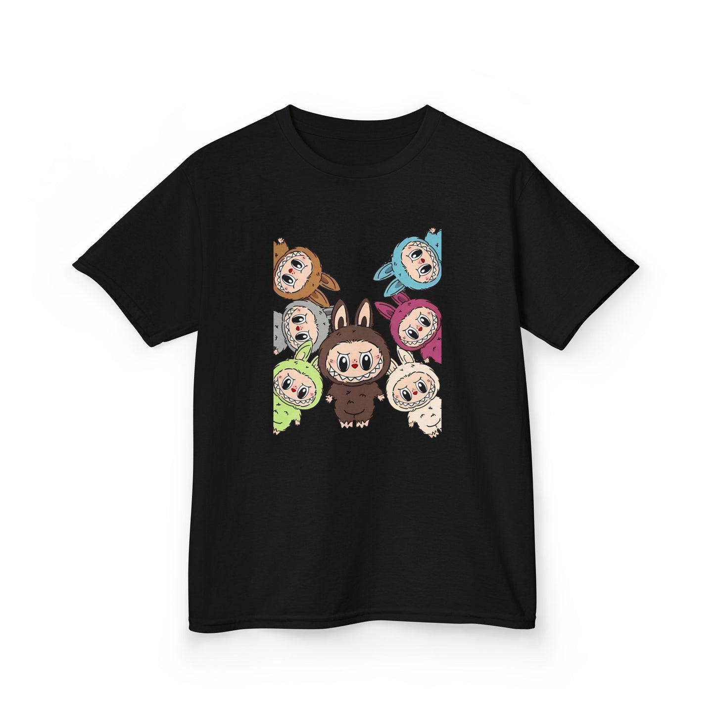 KIDS Adorable Labubu Tee, Fun Graphic Shirt for Boys & Girls, Perfect for Playdates, Birthdays, Family Events, Gifts