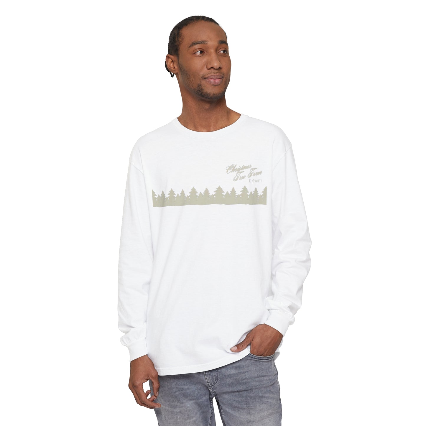 tree farm Unisex Comfort Colors Long Sleeve T-Shirt