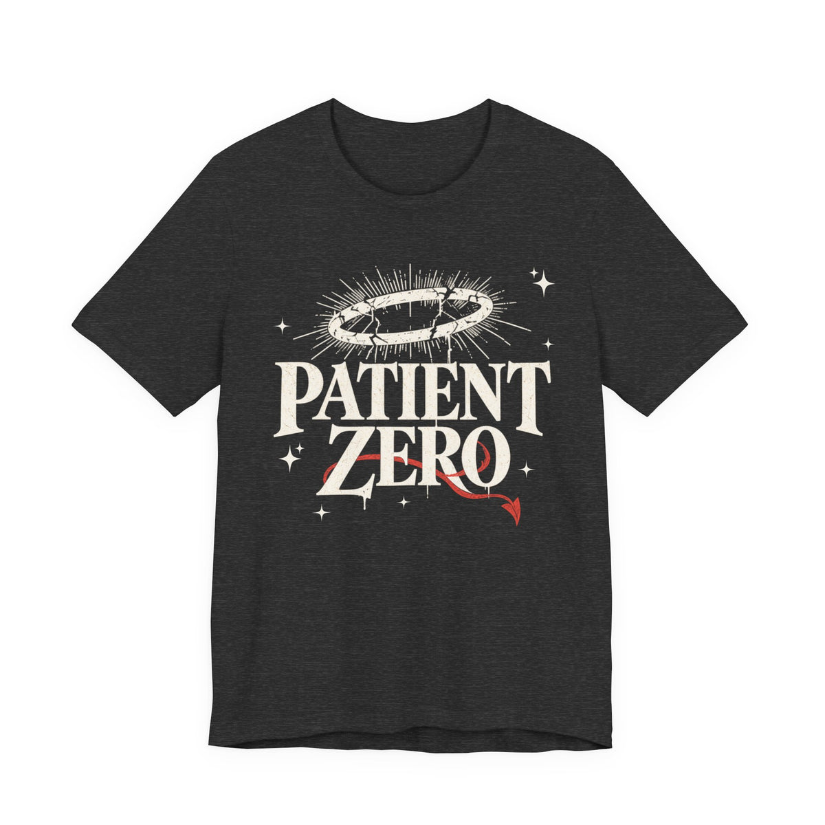 Front/Back Patient Zero T-Shirt — Gothic Anatomical Heart Tee