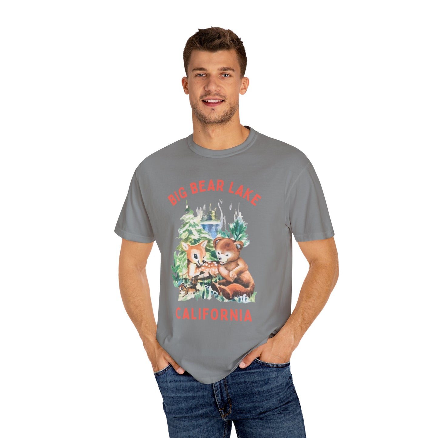 Big Bear Lake Unisex Garment-Dyed T-shirt