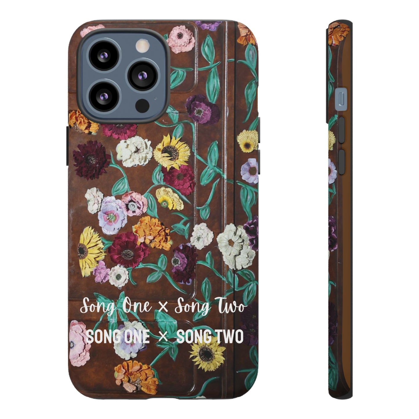 CUSTOMIZABLE with Surprise Song Titles - Surprise Song Floral Piano - Tough Cases