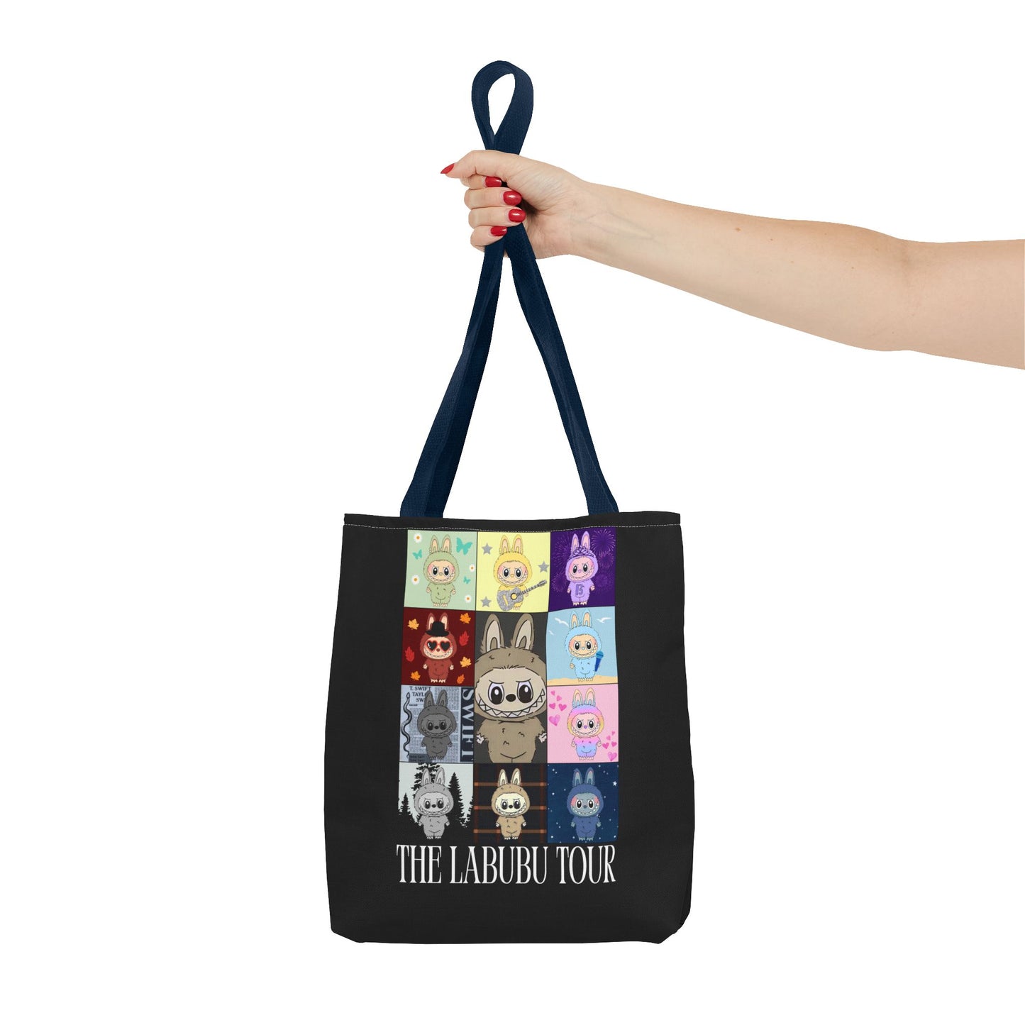 Cute Character Tour Tote Bag | Swiftie Gift | Cartoon Style, Anime Accessories, Gift for Kids, Everyday Use, Eco-Friendly Shopping