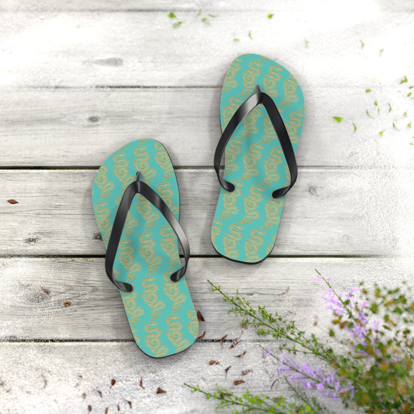 Snake Flip Flops
