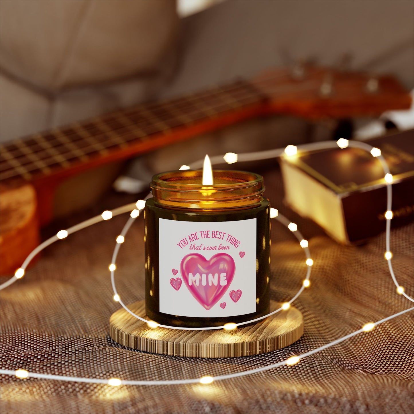 MINE - Scented Candles, Coconut Apricot Wax (4oz)