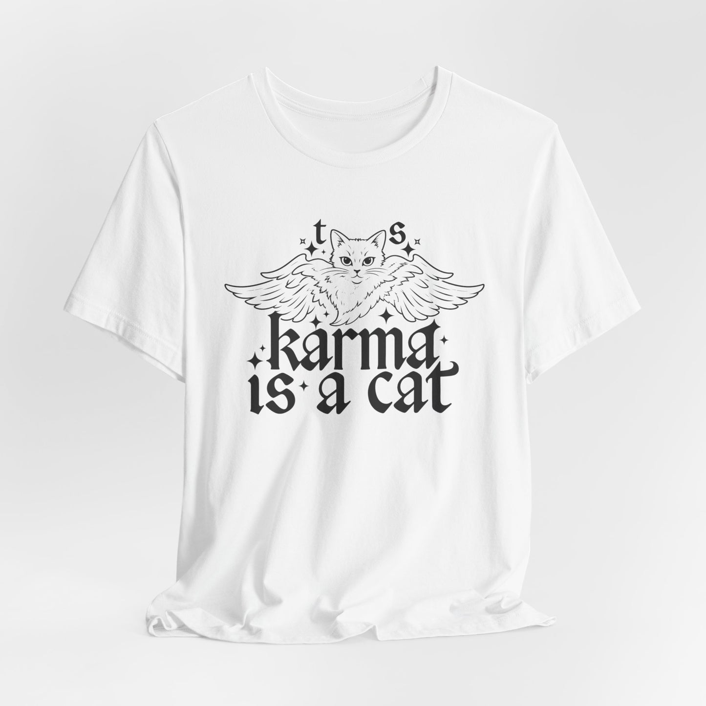 Karma Cat - Unisex Jersey Short Sleeve Tee