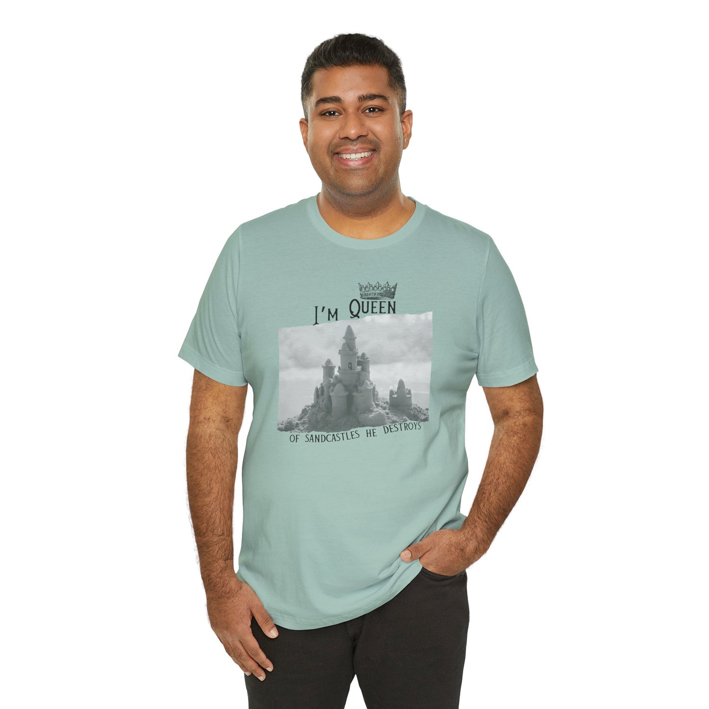 Queen of sandcastles he destroys -  Bella Canvas Unisex Tee, Perfect Gift for Swifties, Trendy Summer Wear, Soft Cotton T-Shirt, Positive Vibe Apparel