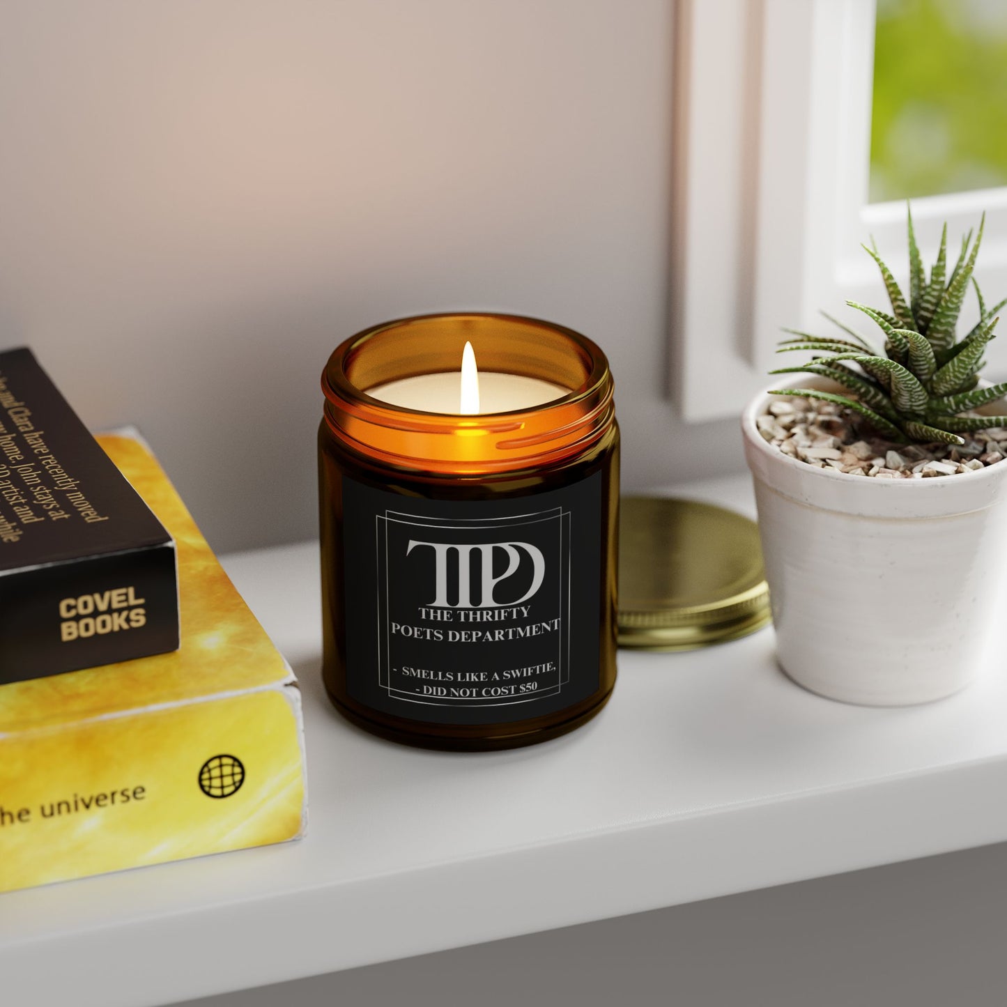 The Thrifty Poets Department Candle, "Smells like a Swiftie, Did not cost $50"  (9oz)