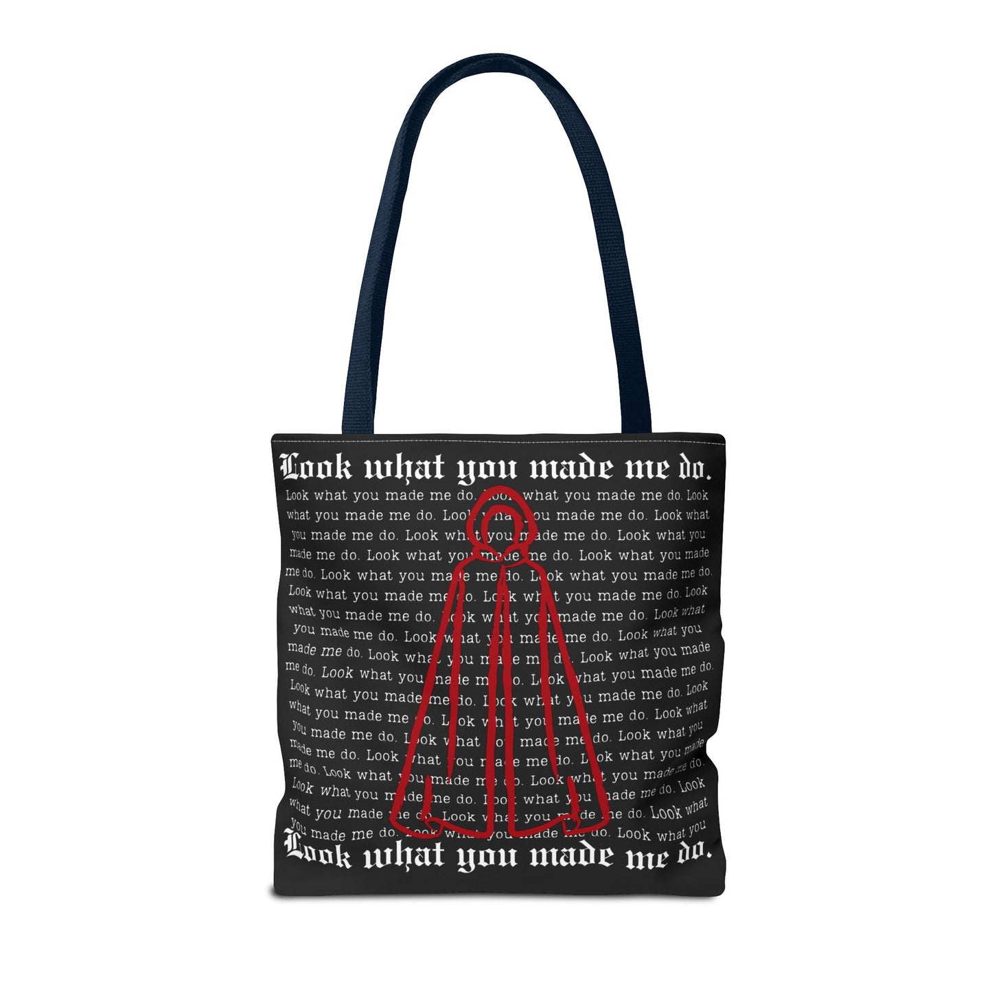 Stylish Tote Bag with 'Look What You Made Me Do' Handmaid's Design | Reusable Shopping Bag, Gift for Music Lovers, Casual Bag, Trendy Accessory