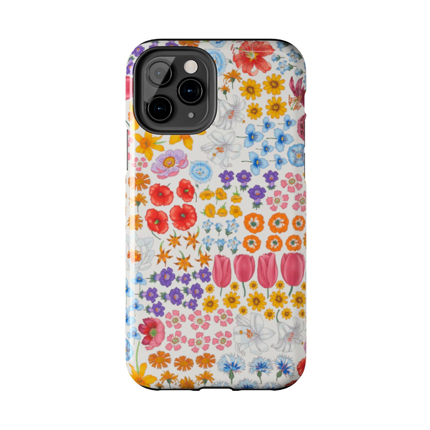 Vibrant Floral Tough Phone Case "Flora"- Durable Protection for Your Device