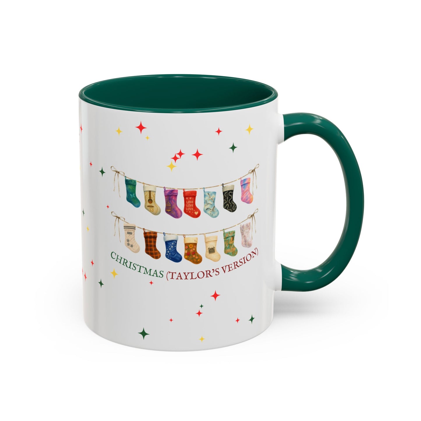 Christmas Stocking Mug — "Christmas (TV)" Colorful Holiday Coffee Cup (11oz)