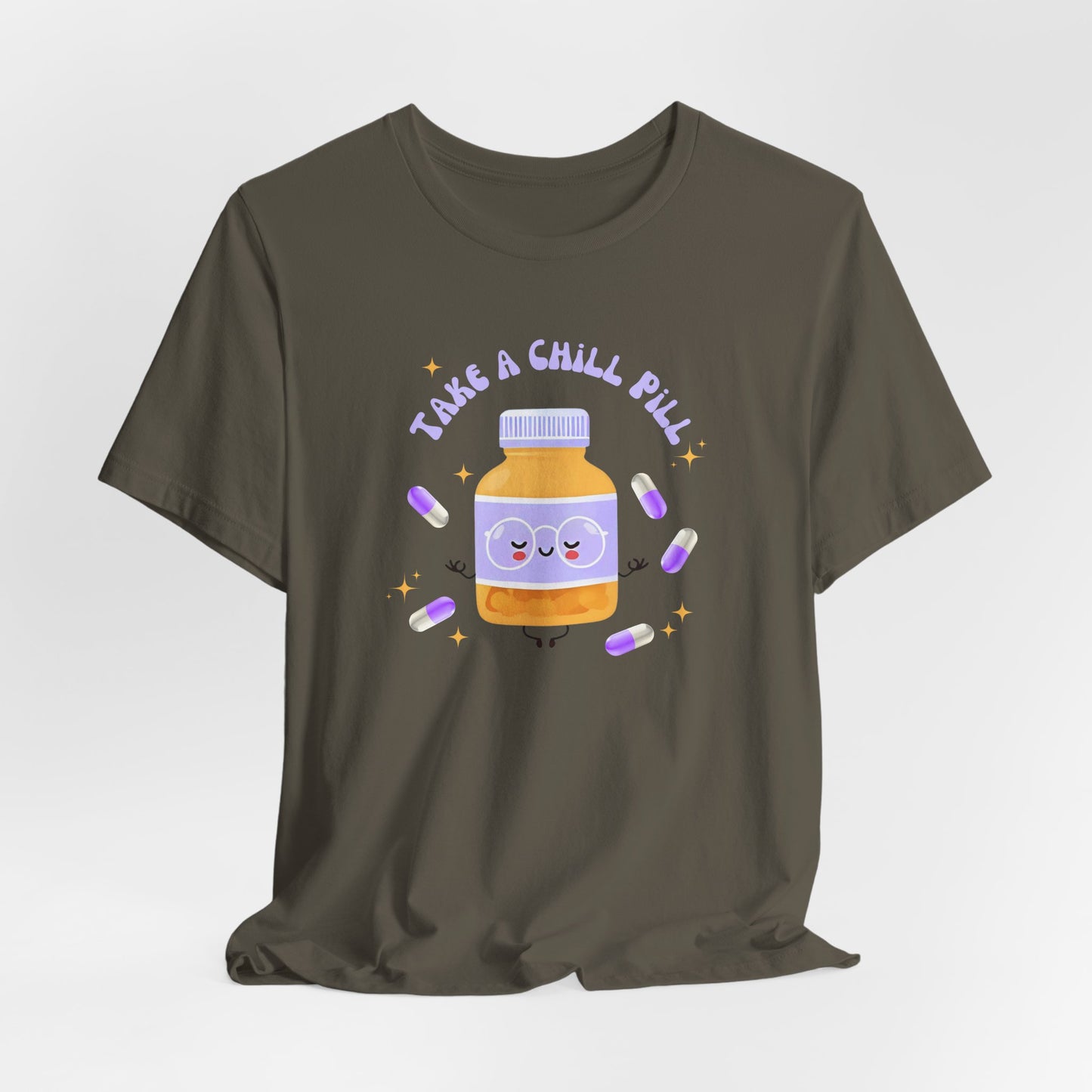 take a chill pill - Unisex Jersey Short Sleeve Tee