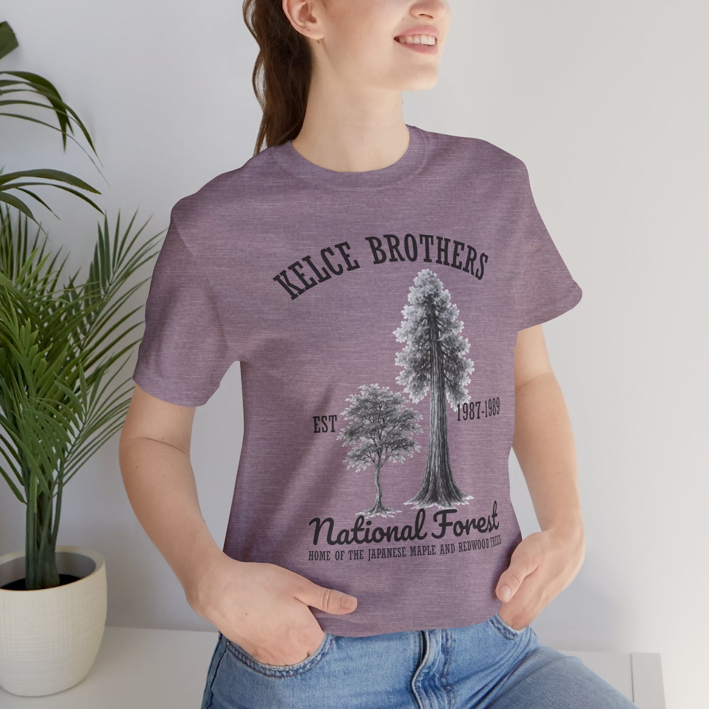 Kelce Brothers National Forest Tee - Unisex Jersey Short Sleeve T-Shirt