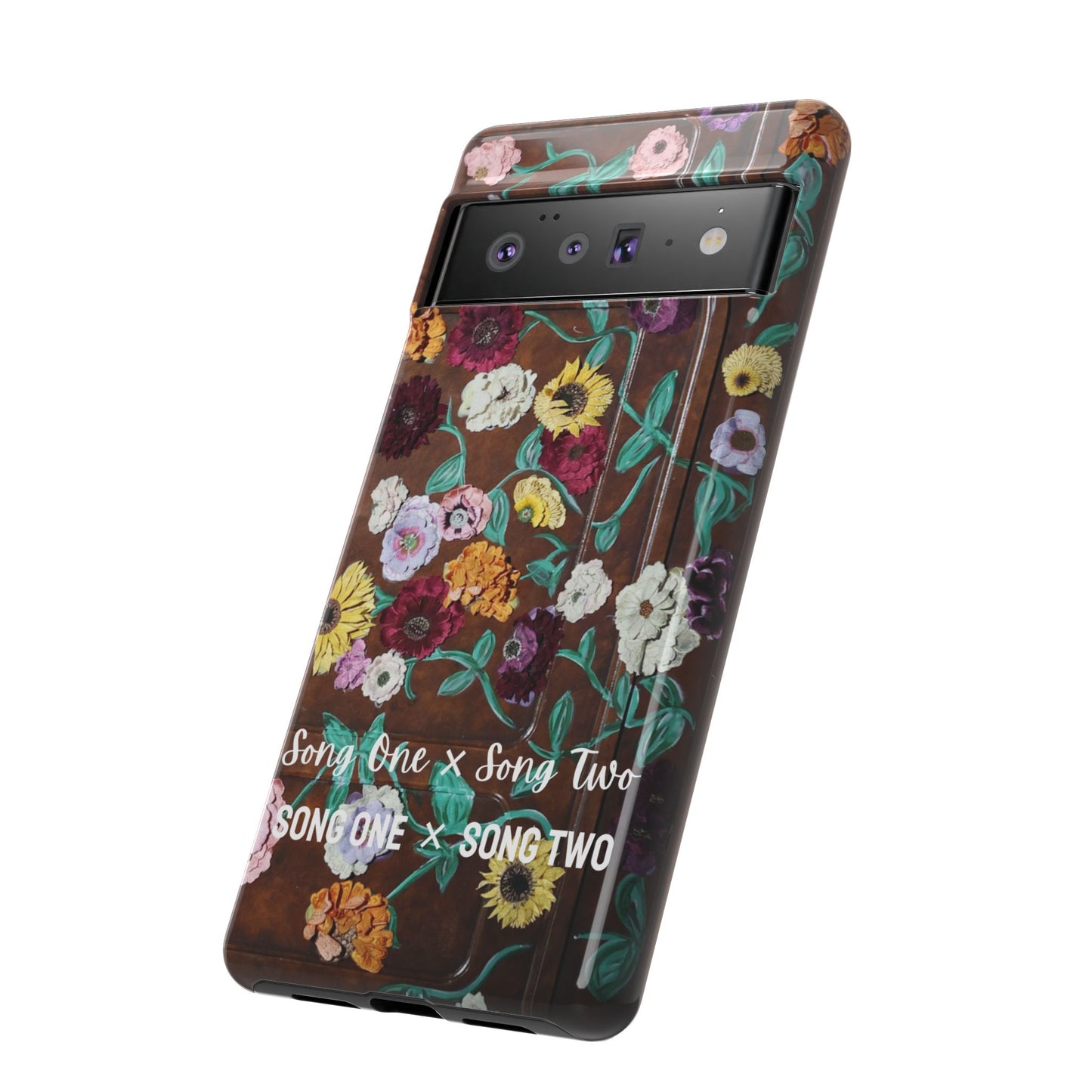 CUSTOMIZABLE with Surprise Song Titles - Surprise Song Floral Piano - Tough Cases