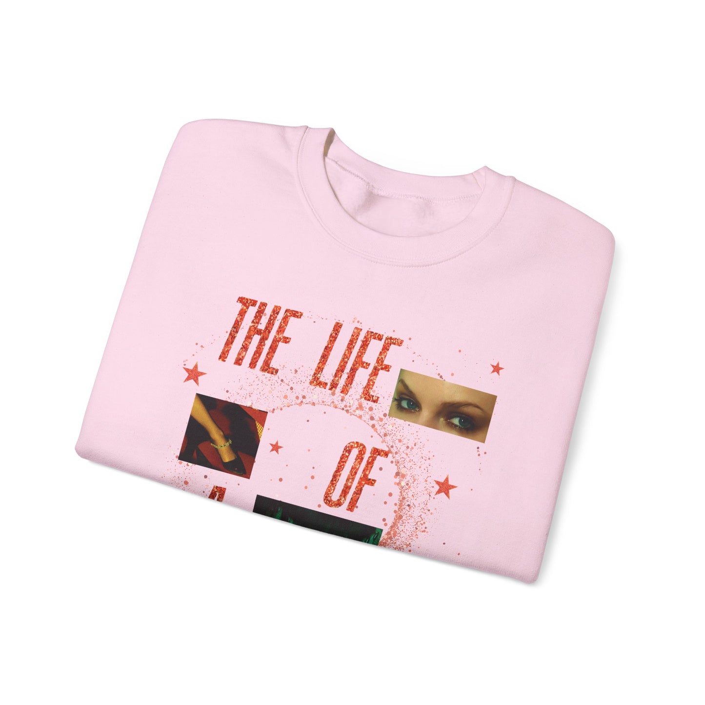 Showgirl Life Collage Sweatshirt | Cozy Unisex Crewneck, Perfect Gift for Performers, Birthday, Dance Lovers, Fashion Statement