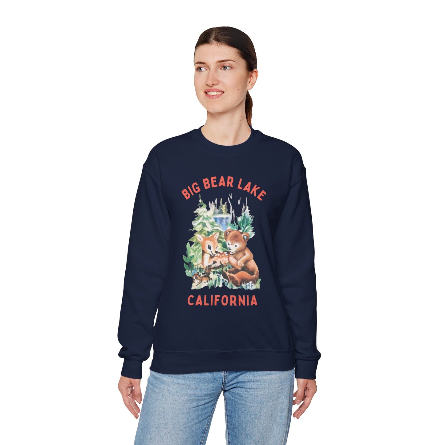 Big Bear Lake Unisex Heavy Blend™ Crewneck Sweatshirt