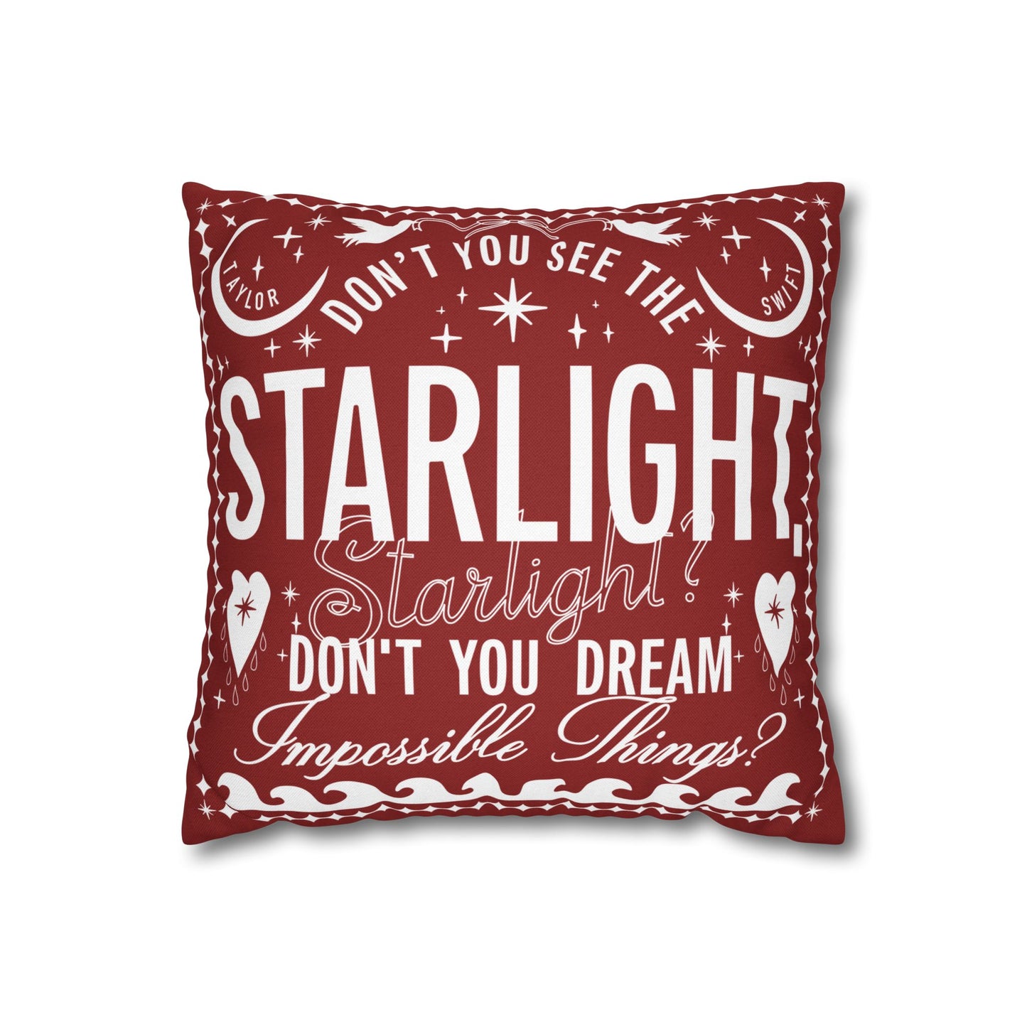 Starlight Polyester Square PILLOWCASE