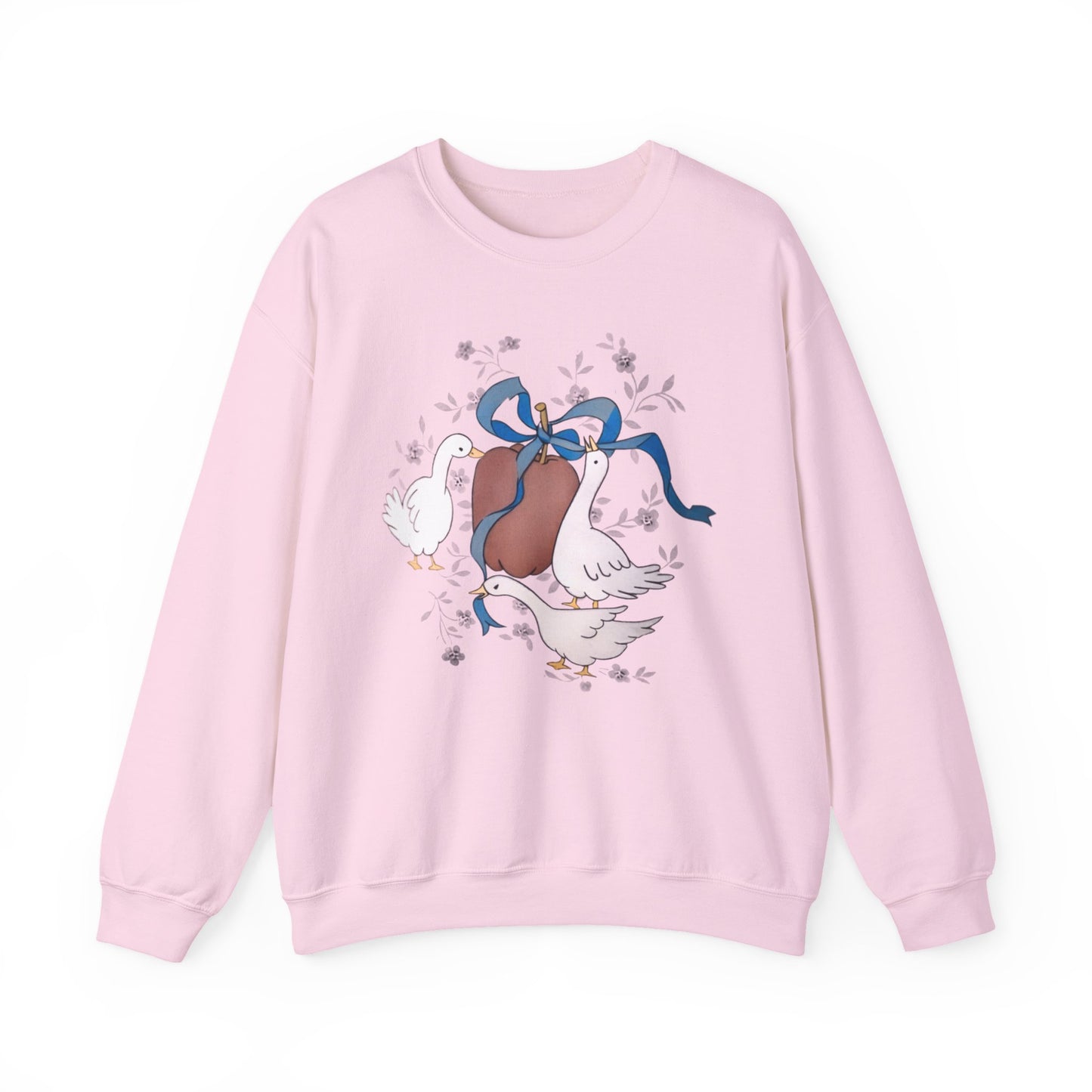 Goose Family Vintage Image Crewneck Sweatshirt