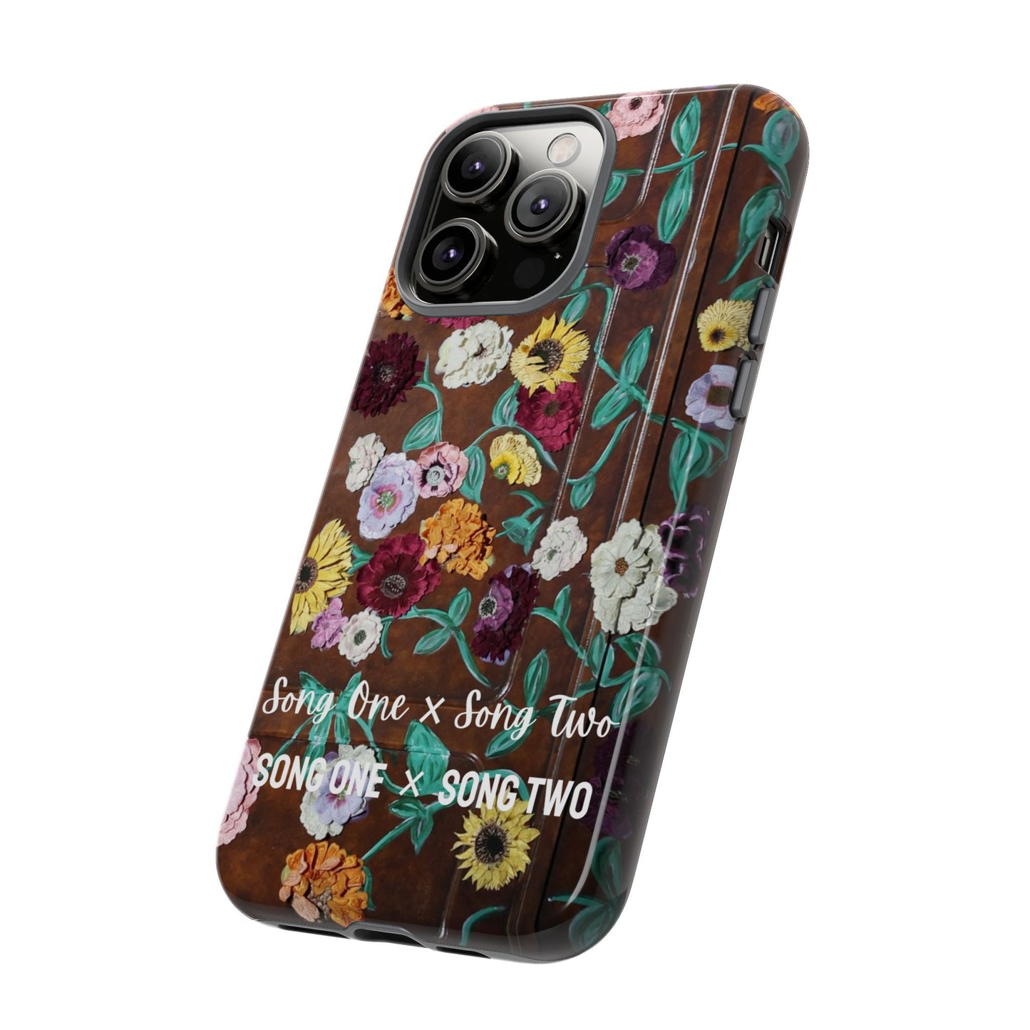 CUSTOMIZABLE with Surprise Song Titles - Surprise Song Floral Piano - Tough Cases