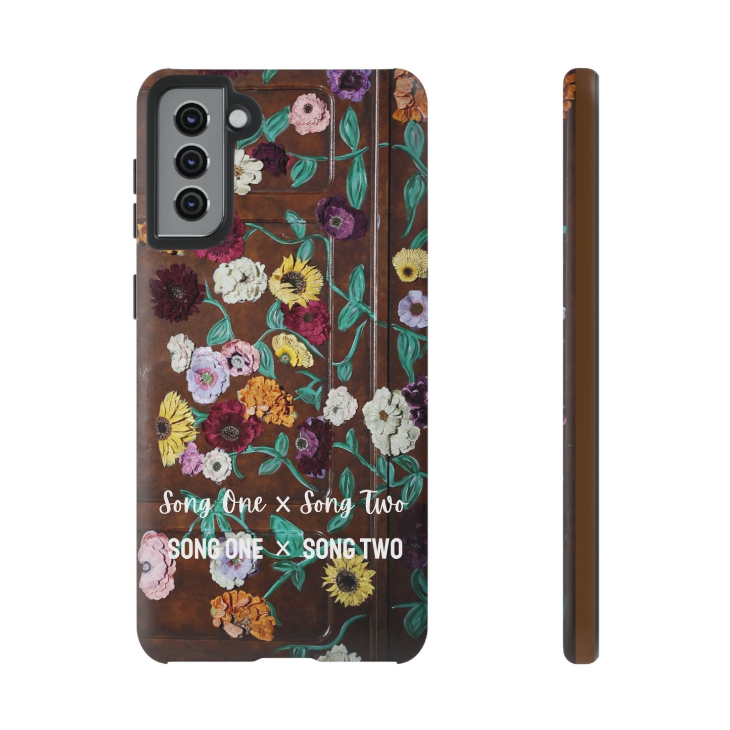 CUSTOMIZABLE with Surprise Song Titles - Surprise Song Floral Piano - Tough Cases