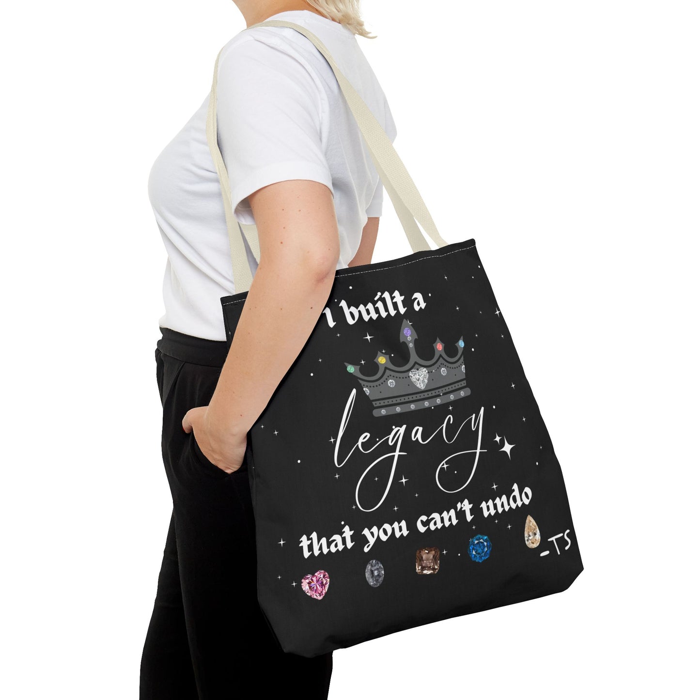 I Built a Legacy Tote Bag, Inspirational Tote, Motivational Bag, Empowerment Accessories, Swiftie bag