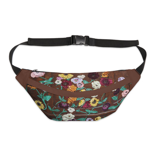 Surprise Song Floral Piano - Large Belt Bag