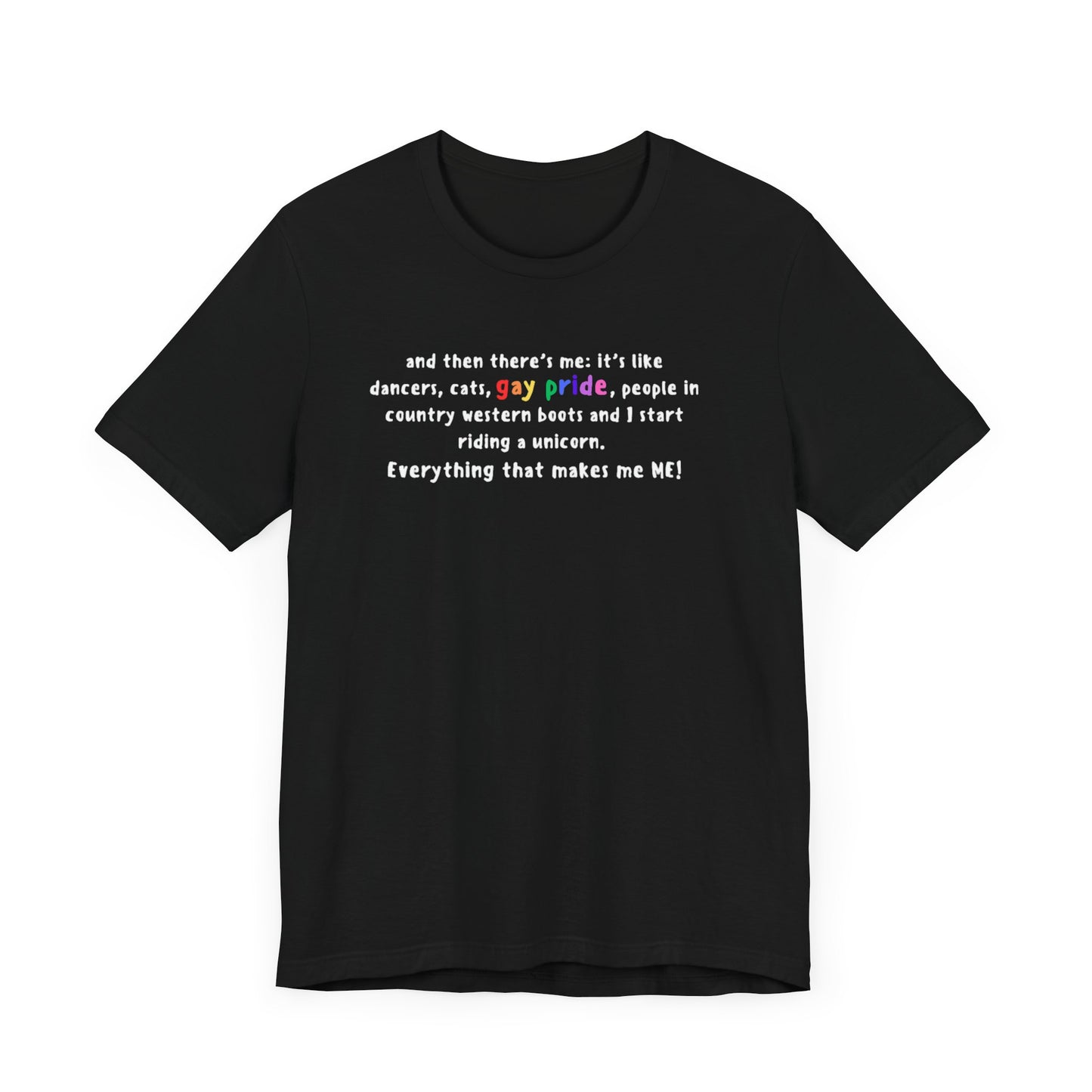 ME! Swiftie Pride - butterfly wings back -Unisex Jersey Short Sleeve Tee