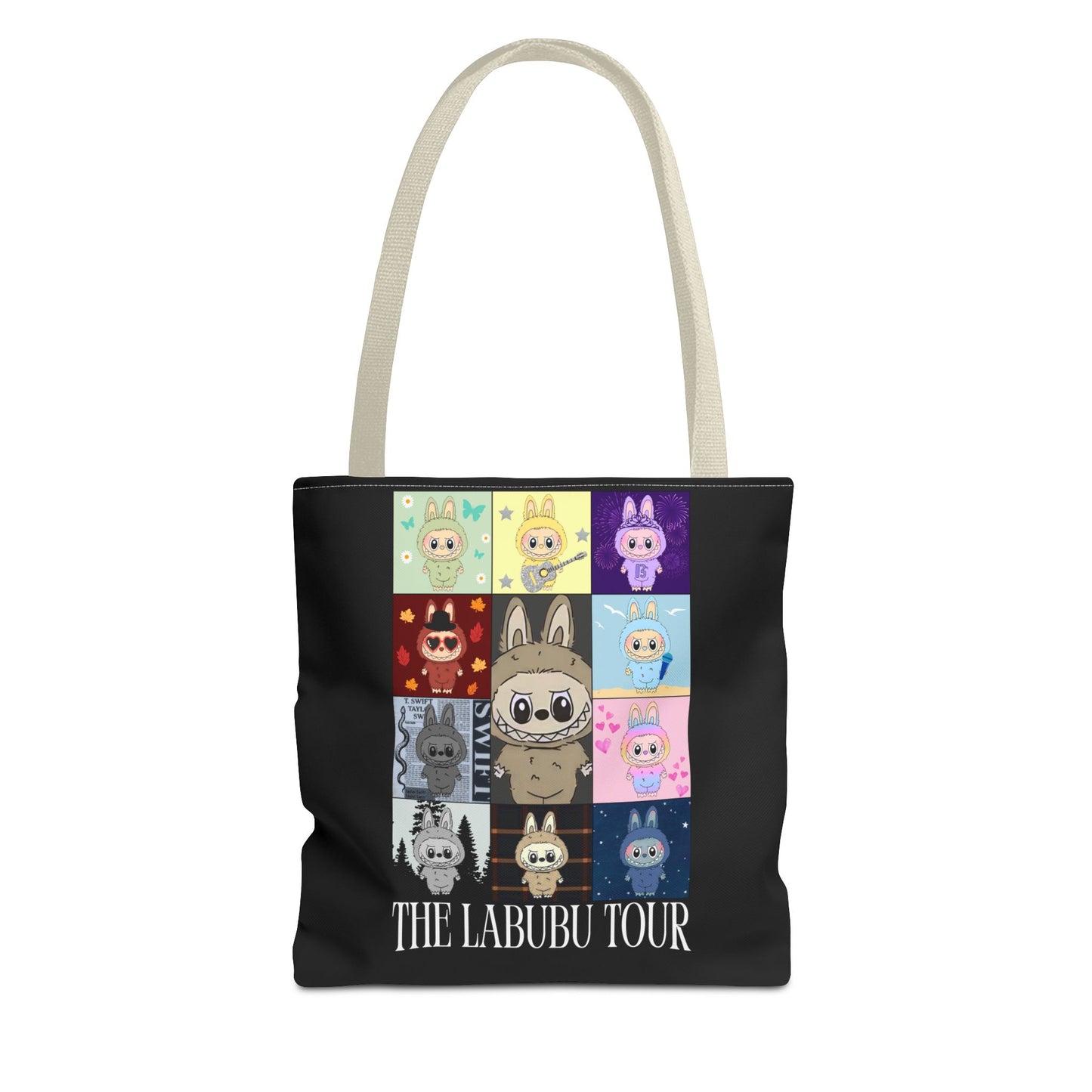 Cute Character Tour Tote Bag | Swiftie Gift | Cartoon Style, Anime Accessories, Gift for Kids, Everyday Use, Eco-Friendly Shopping