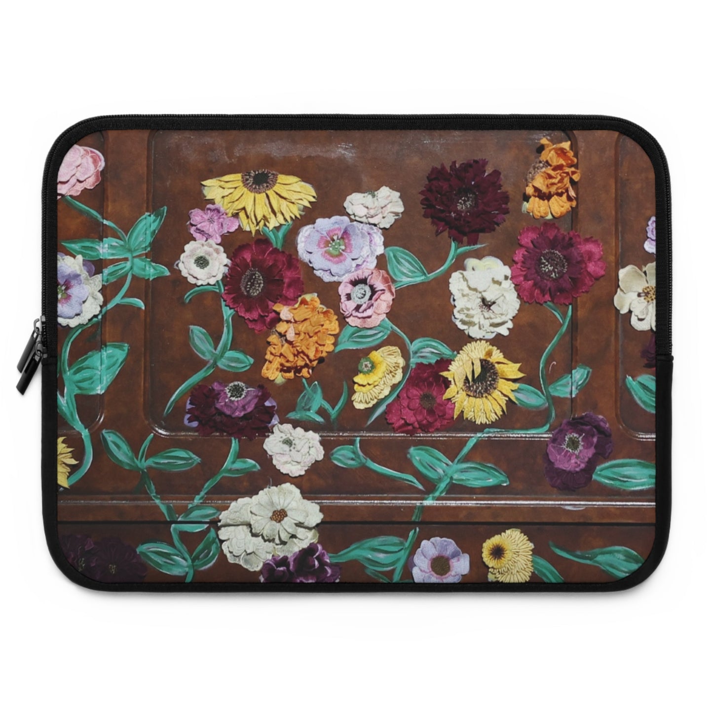 Surprise Song Floral Piano - Laptop Sleeve