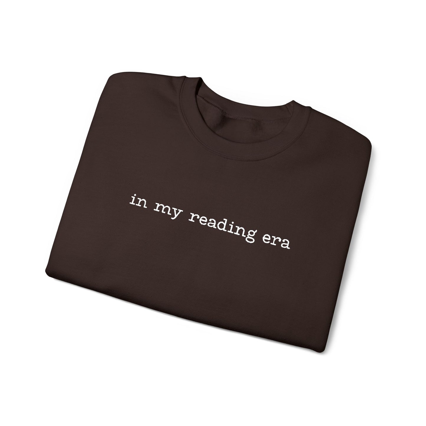'In My Reading Area' Crewneck Sweatshirt – Cozy Literary Sweatshirt for Book Lovers
