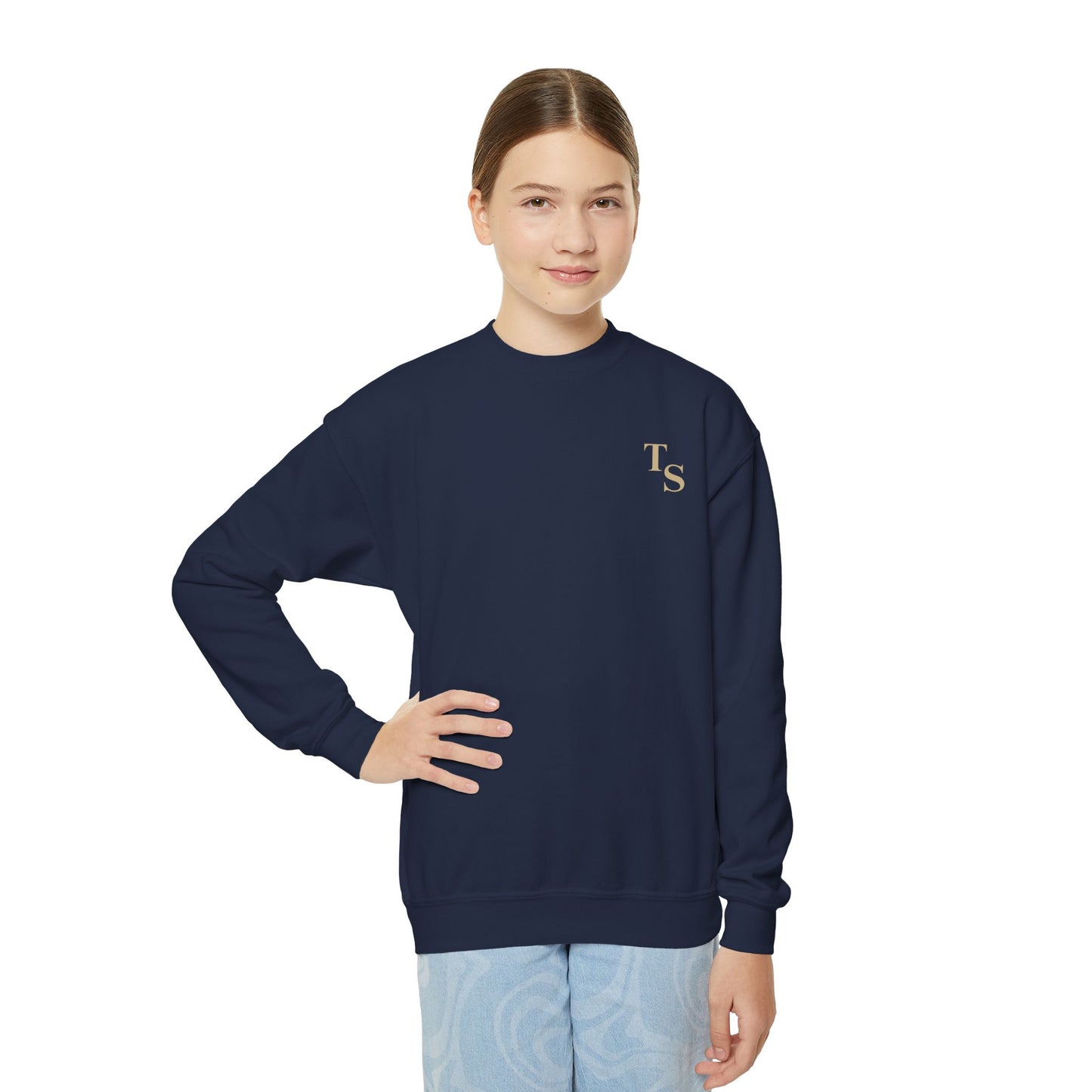 Surprise Song Piano Flowers - Youth Crewneck Sweatshirt