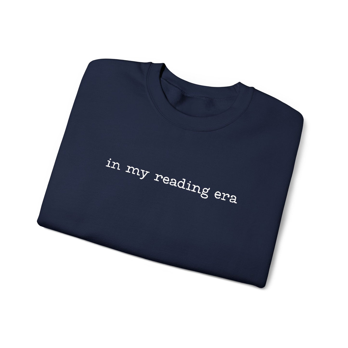'In My Reading Area' Crewneck Sweatshirt – Cozy Literary Sweatshirt for Book Lovers