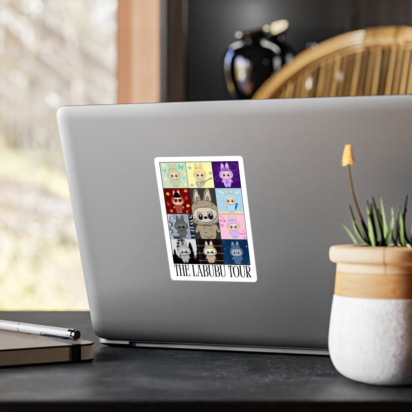 Character Tour Vinyl Sticker, Cute Art Stickers for Laptops, Water Bottles, Dorm Decor, Swiftie Sticker