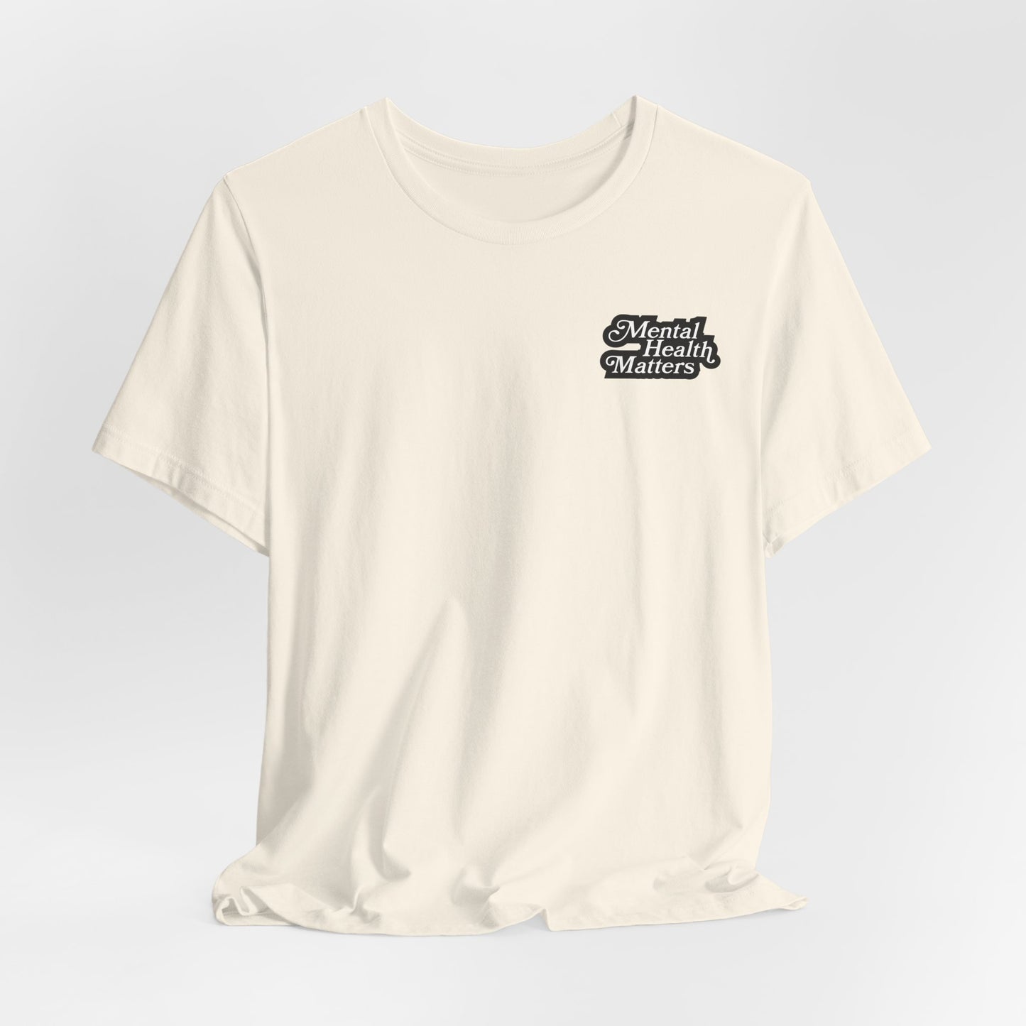 Fun Therapist Nutrition Facts T-Shirt - Mental Health Matters- Gift for Therapists, Mental Health Awareness, Self-Care, Casual Wear