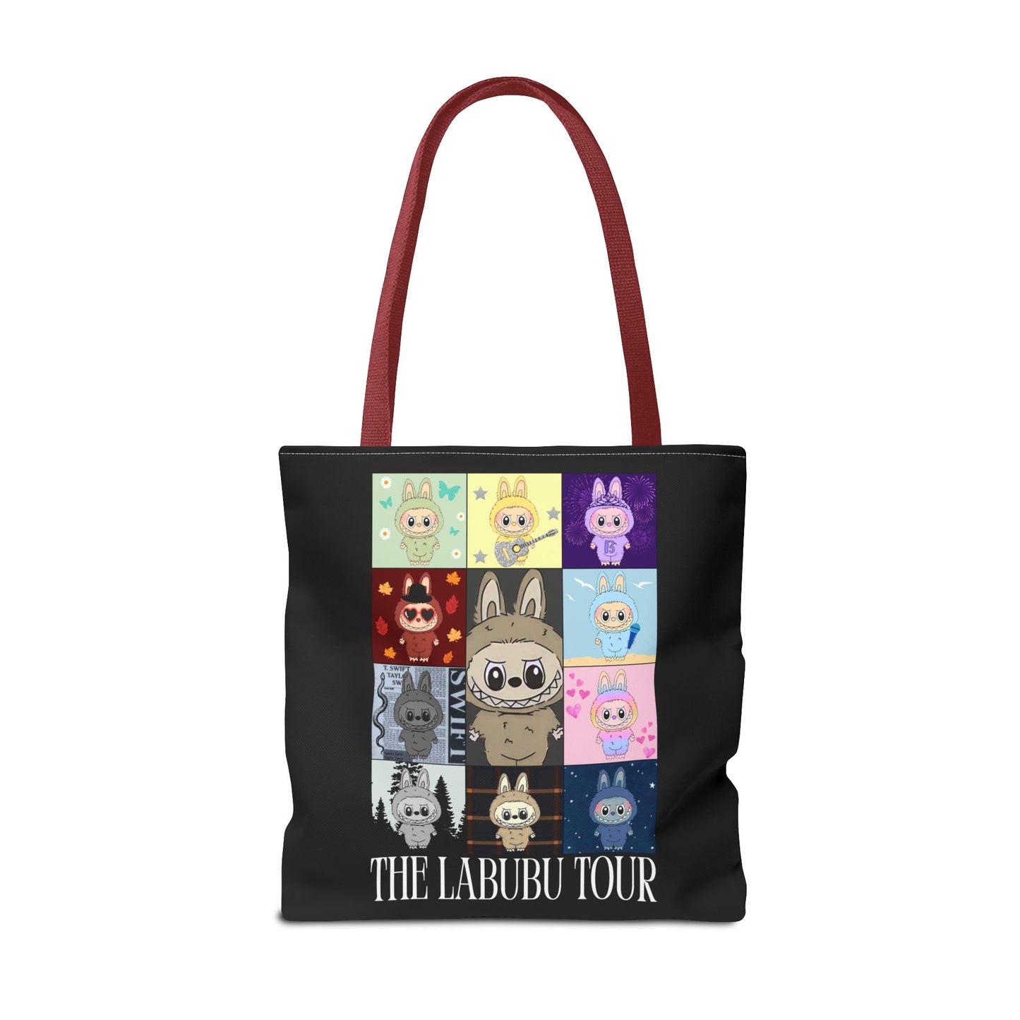 Cute Character Tour Tote Bag | Swiftie Gift | Cartoon Style, Anime Accessories, Gift for Kids, Everyday Use, Eco-Friendly Shopping