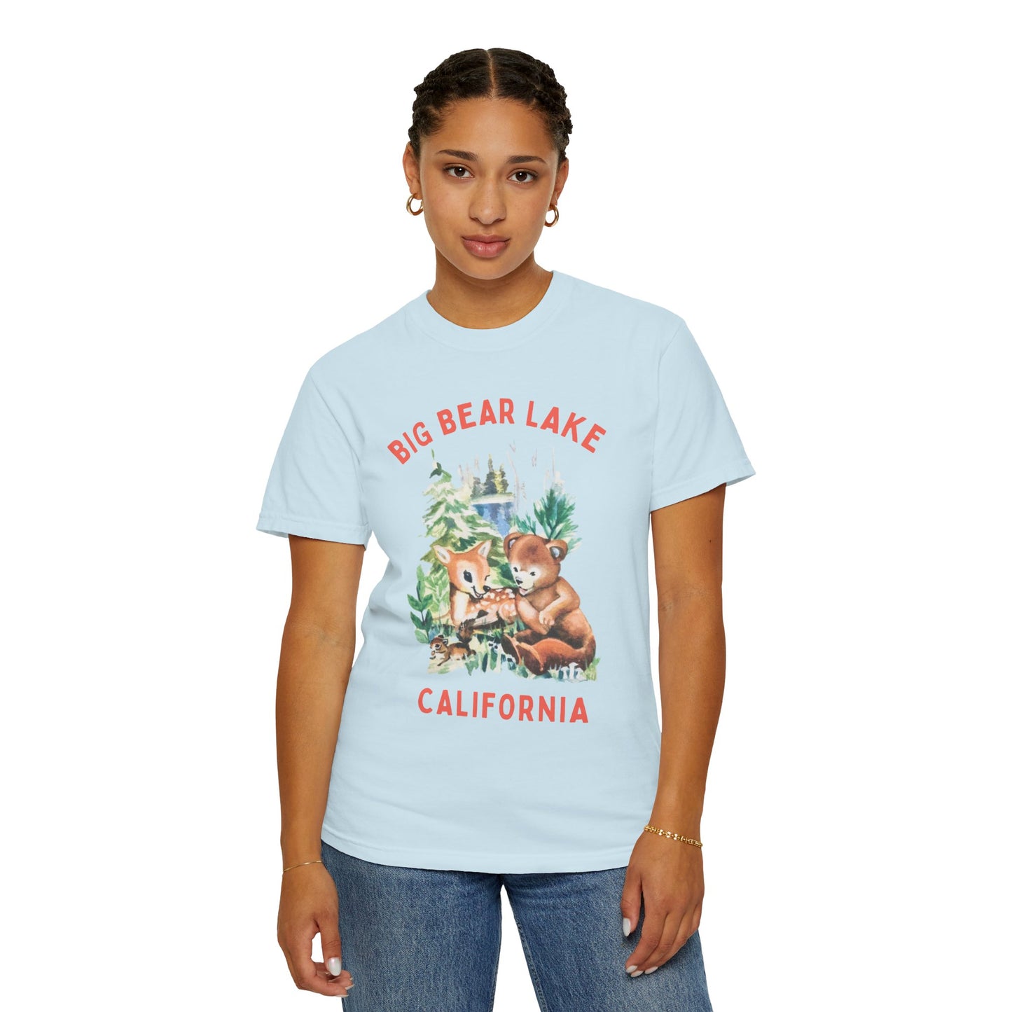 Big Bear Lake Unisex Garment-Dyed T-shirt