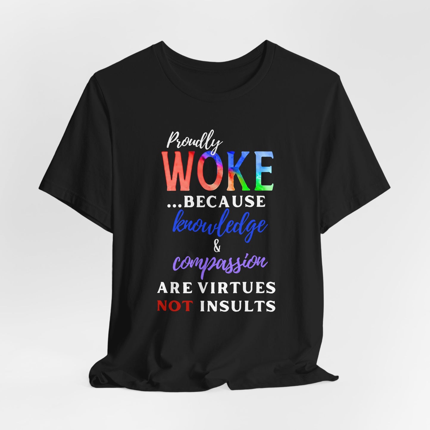 Proudly WOKE Short Sleeve Tee | Unisex T-Shirt for Activists, Social Justice Events, Casual Wear, Gift for Friends, Inclusive [...]