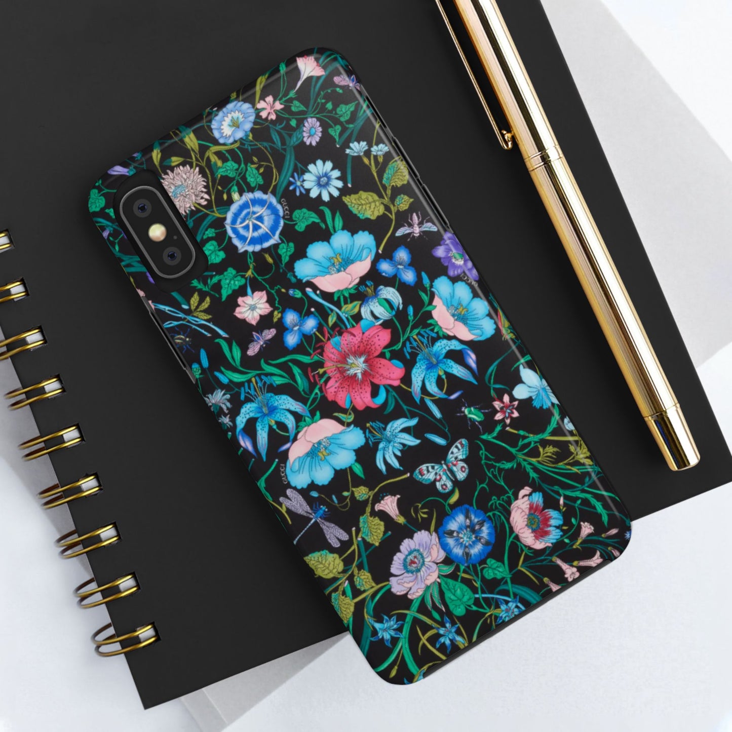 Vibrant Floral Tough Phone Case - Stylish and Durable Protection