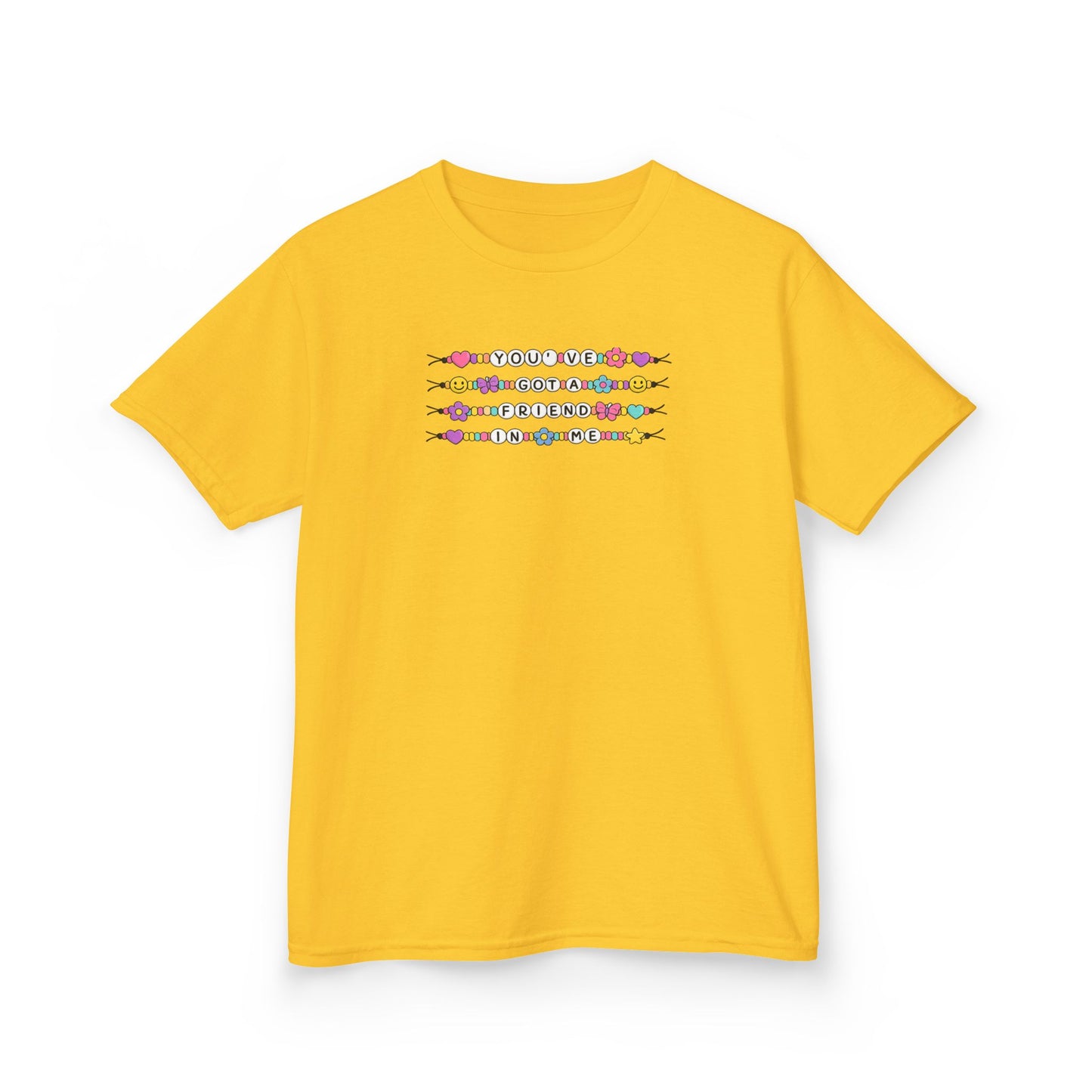 Kids Tee — Colorful Friendship Bracelet Toy Themed