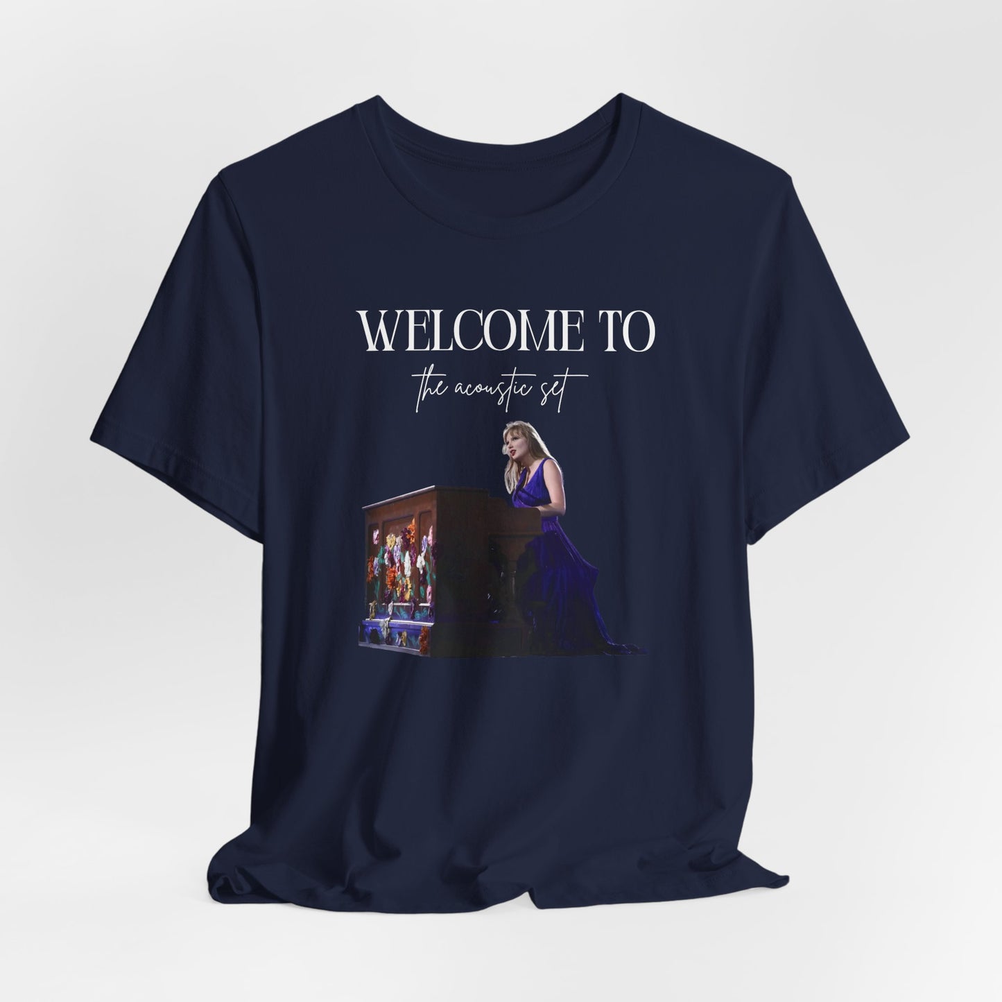 welcome to the acoustic set Unisex Jersey Short Sleeve Tee